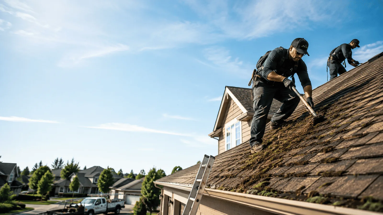 Roof Moss Removal in Moore, OK near me